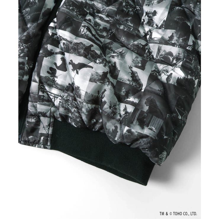 【ゴジラ】 蓄光刺繍リバーシブルスカジャン（大人） | F.O.Online Store | 詳細画像19 