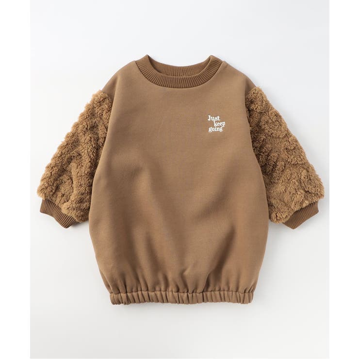 ブラウン | 袖ボアワンピース | F.O.Online Store