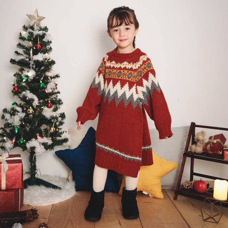 ノルディックニットワンピース[品番：FOKK0012045]｜F.O.Online Store