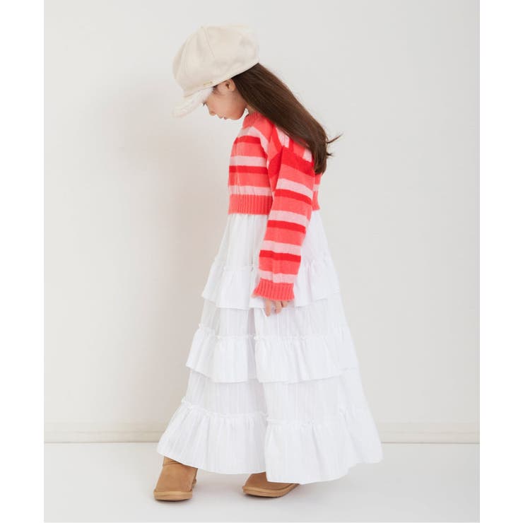2Pニットフリルワンピース 洗濯機で洗える | F.O.Online Store | 詳細画像10 