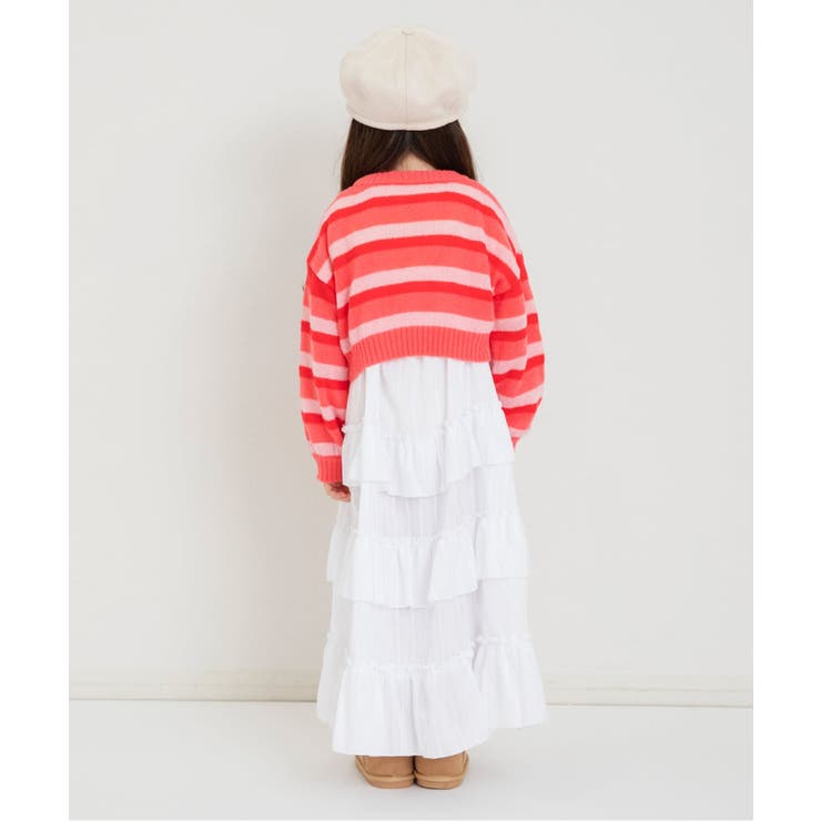 2Pニットフリルワンピース 洗濯機で洗える | F.O.Online Store | 詳細画像11 