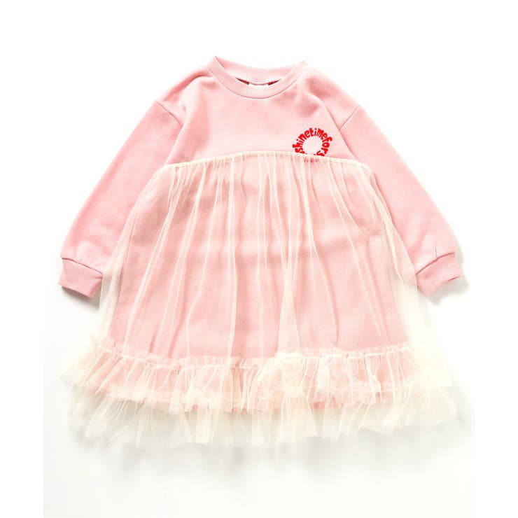 ベビーピンク | ロゴ・ナンバリングチュールワンピ | F.O.Online Store