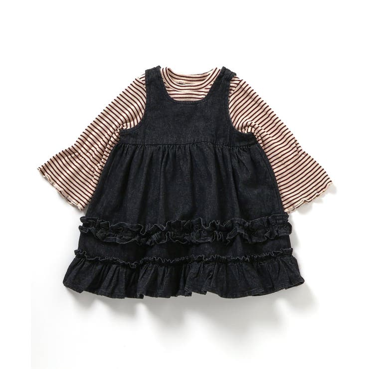 2Pセットデニムフリルワンピース[品番：FOKK0025990]｜F.O.Online