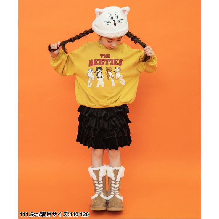 ベロアティアードスカート（セットアップ可）  ショート丈 | F.O.Online Store | 詳細画像4 