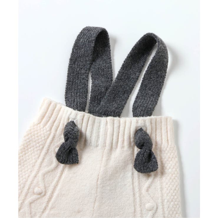 Bpop ケーブルニットサロペ(セットアップ可) | F.O.Online Store | 詳細画像4 