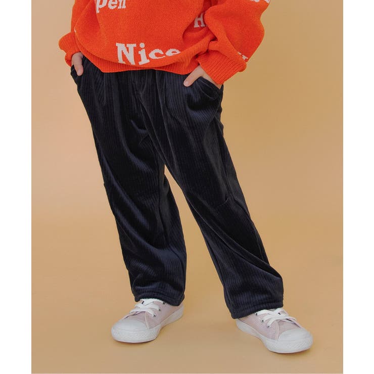 ネイビーブルー | あったかふわとろテーパードパンツ  10分丈 | F.O.Online Store