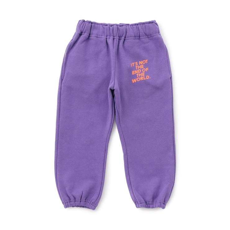 パープル | WEB限定  ロゴ裏起毛スウェットパンツ(セットアップ可)  10分丈 | F.O.Online Store