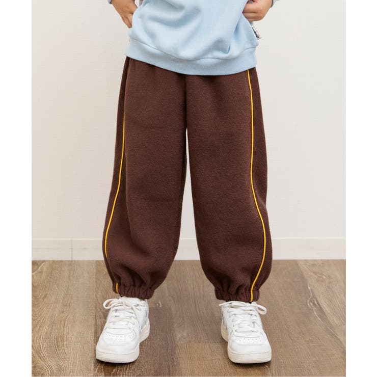 ブラウン | WEB限定  あったか裏起毛パイルパンツ(セットアップ可)  10分丈 | F.O.Online Store