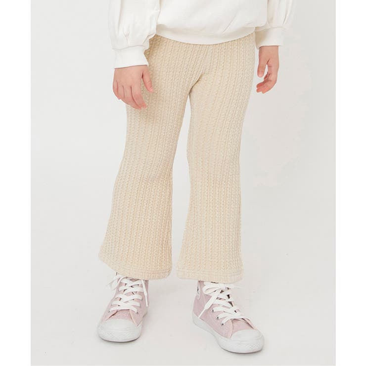 キナリ | ベロアフレアパンツ  10分丈 | F.O.Online Store