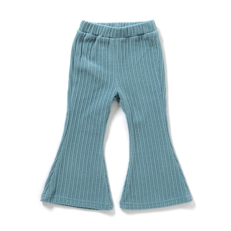 サックス | ベロアフレアパンツ（セットアップ可）  10分丈 | F.O.Online Store