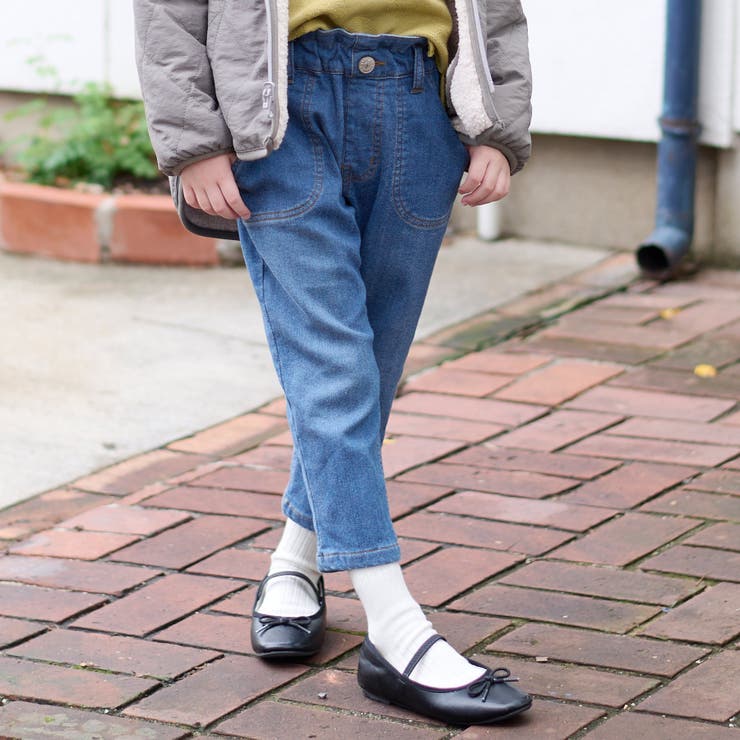 あったかすぽ軽デニムパンツ 9分丈 9分丈[品番：FOKK0005177]｜F.O.