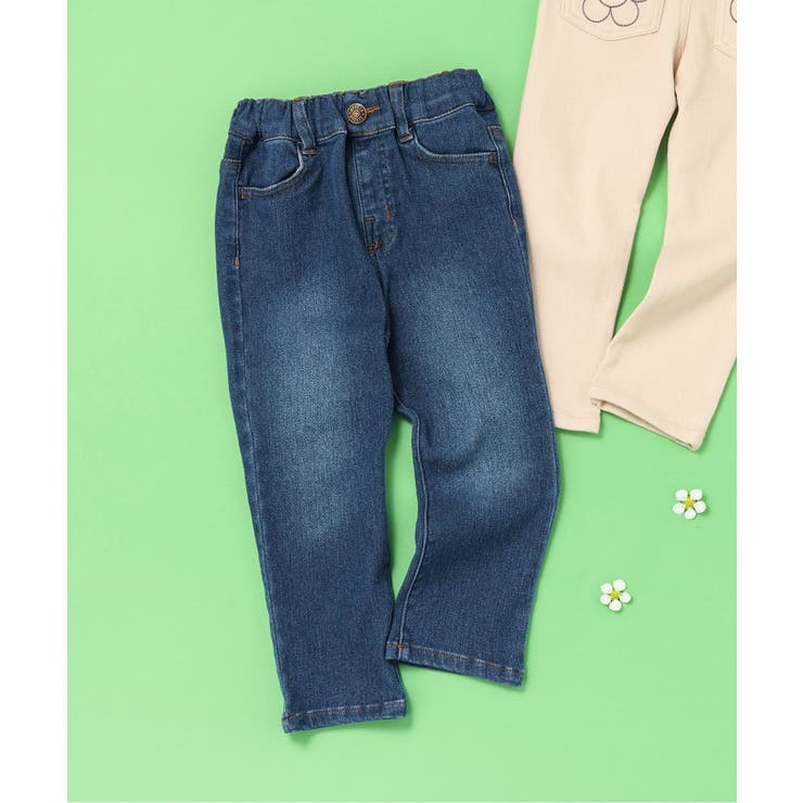 ブルー | あったかストレートエブリパンツ  10分丈 | F.O.Online Store