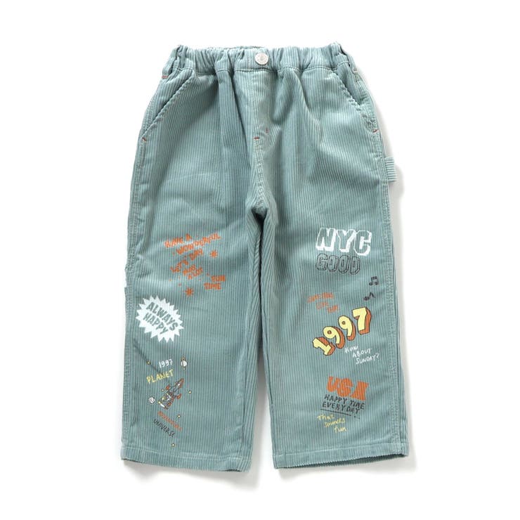 ミント | POPイラストコーデュロイパンツ  10分丈 | F.O.Online Store
