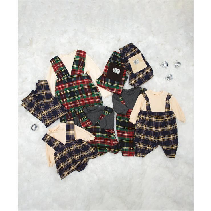 リンク】あったかチェックパンツ 10分丈[品番：FOKK0017962]｜F.O.