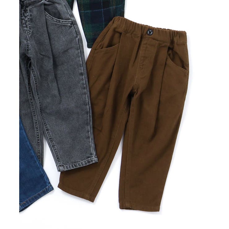 ブラウン | あったか裏起毛ワイドタックパンツ  10分丈 | F.O.Online Store