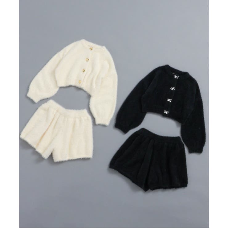 シャギーニットフレアパンツ  ショート丈 | F.O.Online Store | 詳細画像16 