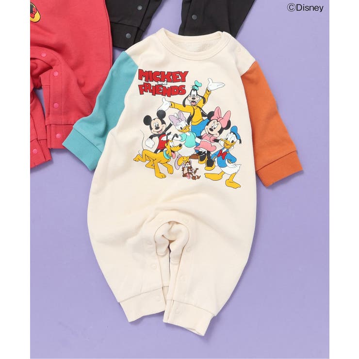 オフホワイト | 【ディズニー】ミッキー&フレンズ/カバーオール | F.O.Online Store
