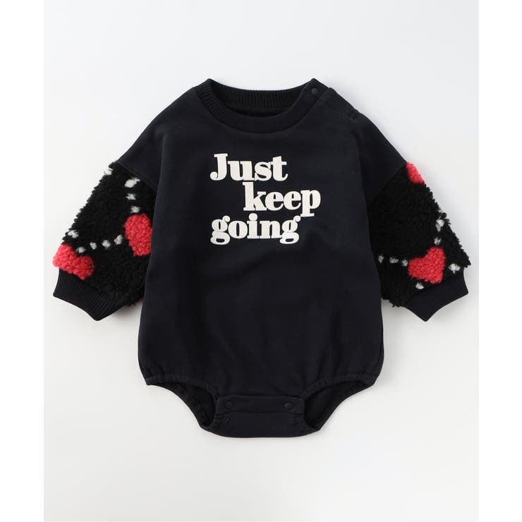 ブラック | 【リンク】袖ボアボディーオール  | F.O.Online Store