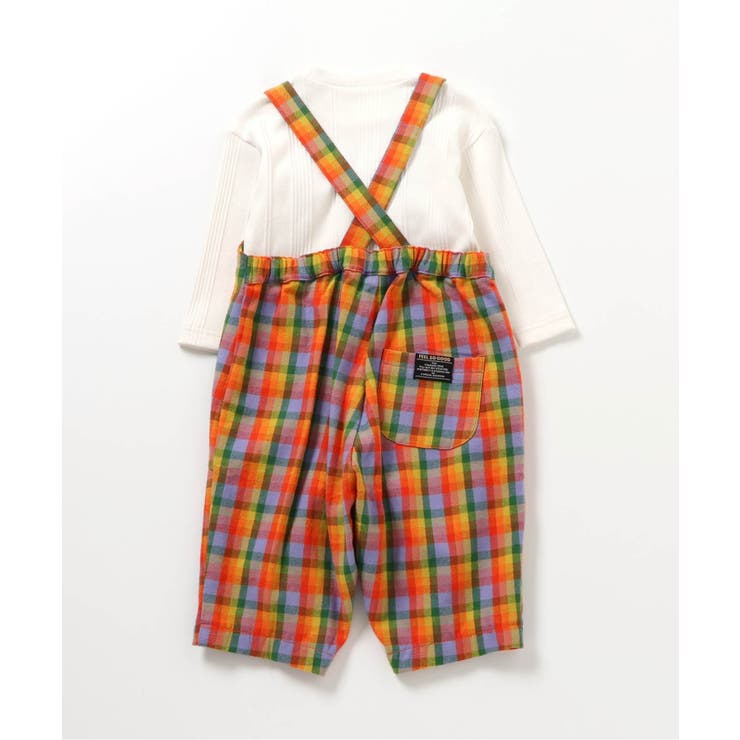 【リンク】2Pセットチェックベビーサロペ | F.O.Online Store | 詳細画像3 