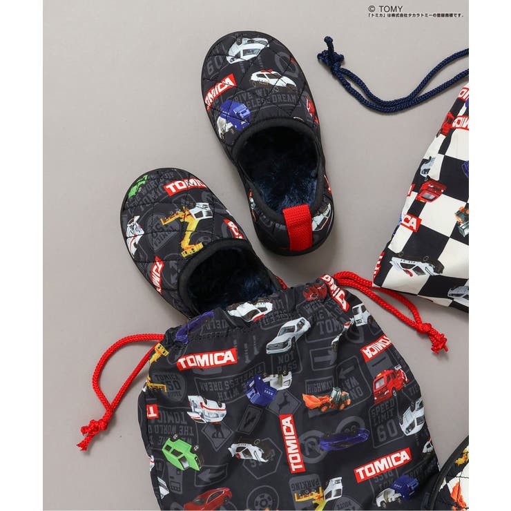 ブラック | TOMICA×BREEZE 総柄キルトシューズ | F.O.Online Store