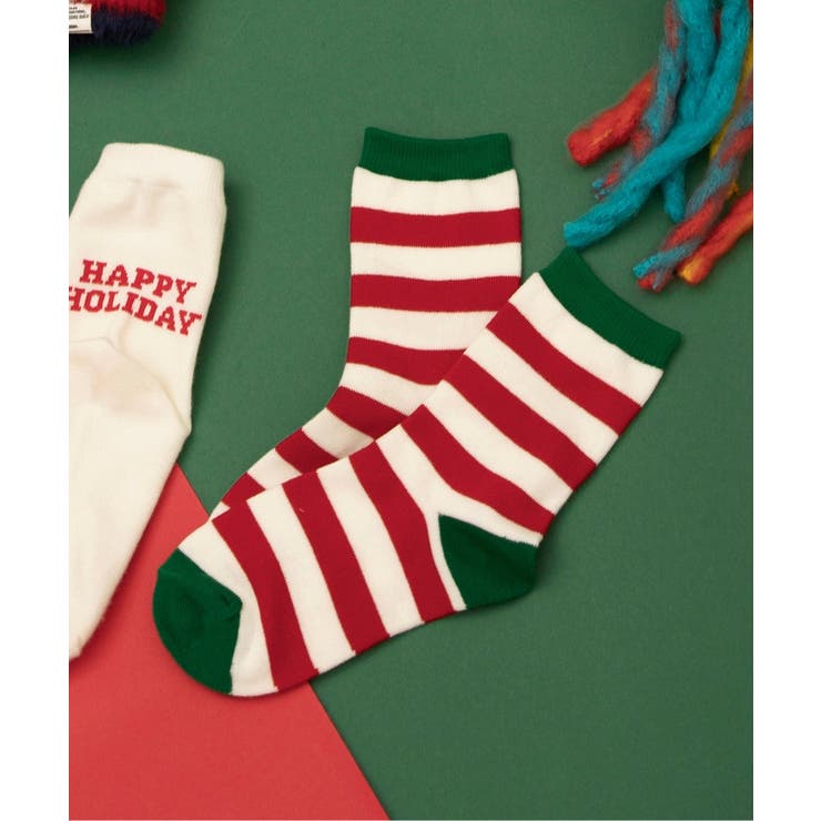 レッド | クリスマスソックス | F.O.Online Store