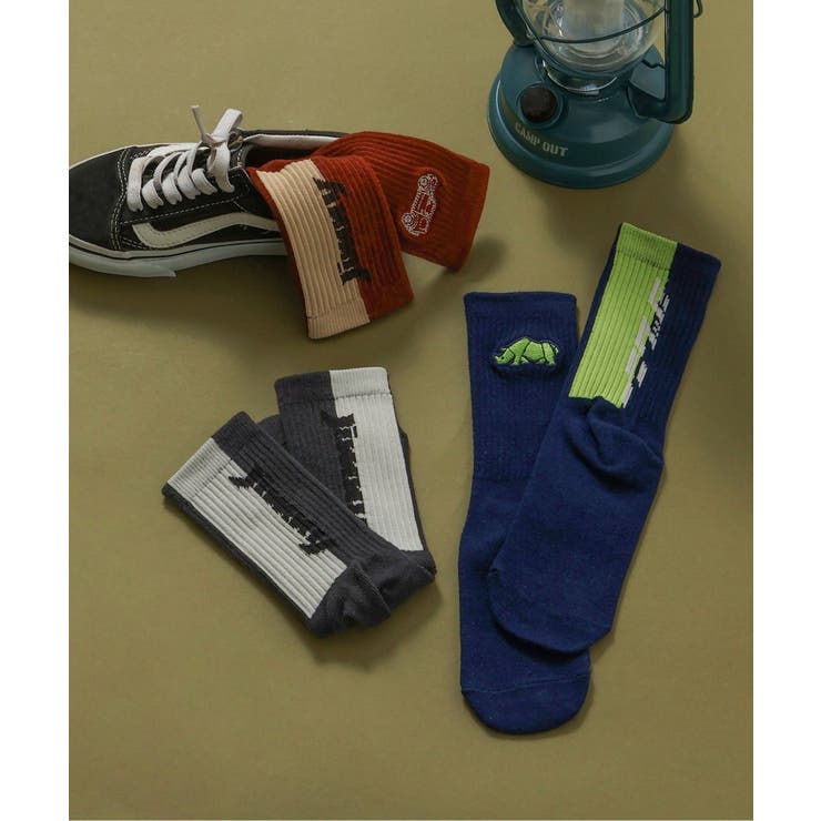 Jimnyコラボ 配色ロゴ＆モチーフソックス | F.O.Online Store | 詳細画像13 