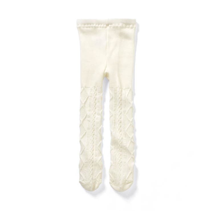 オフホワイト | ベビーケーブルタイツ | F.O.Online Store