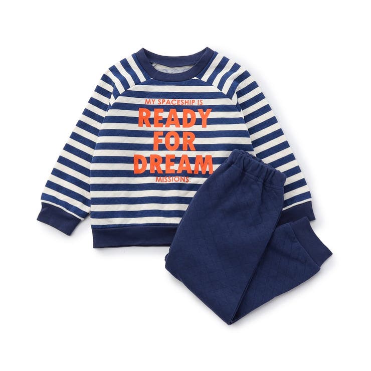 ネイビーブルー | バラエティキルトかぶりパジャマ | F.O.Online Store