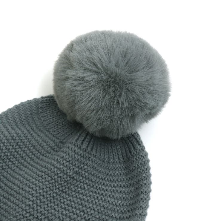ファーポンポンニット帽[品番：FOKK0006361]｜F.O.Online Store（エフ