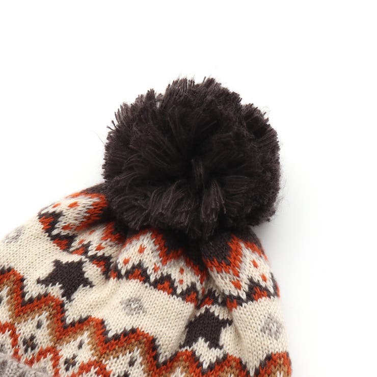 ゴルフィッカーズ GOLFICKERS ポンポンニット帽 オレンジ atmos Cotton Knit Cap ORANGE （アトモス コットン ニット