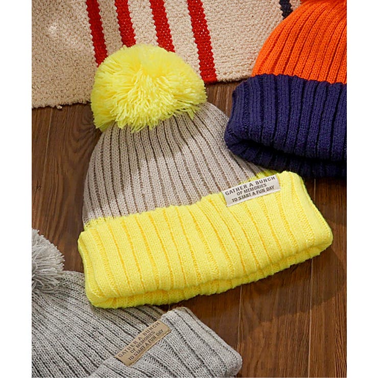 レモンイエロー | ビッグ梵天ニット帽 | F.O.Online Store