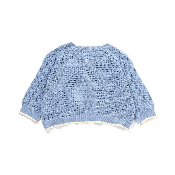 透かし編み配色ニットカーディガン | F.O.Online Store | 詳細画像4 