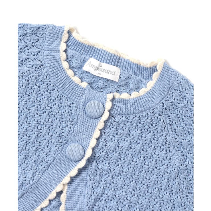 透かし編み配色ニットカーディガン | F.O.Online Store | 詳細画像5 