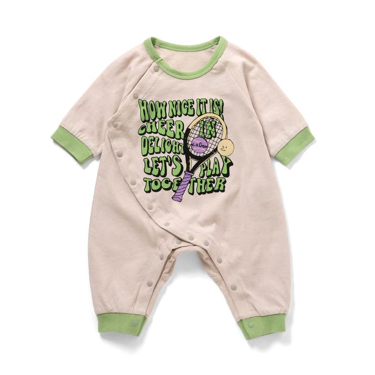 ベージュ | 【リンク】バラエティ天竺カバーオール | F.O.Online Store