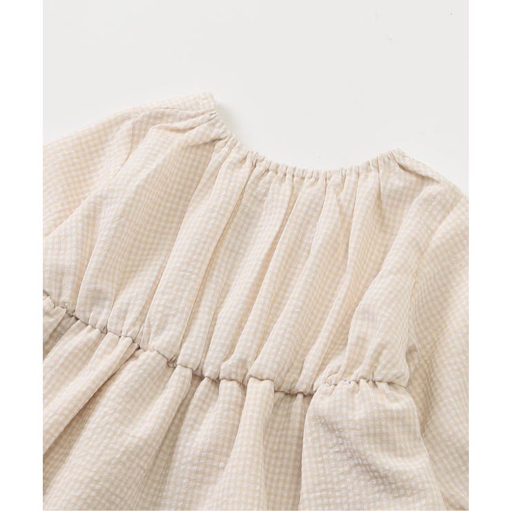 フルーツ刺しゅうシャーリングデザインカバーオール | F.O.Online Store | 詳細画像8 