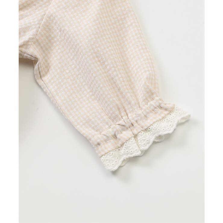 フルーツ刺しゅうシャーリングデザインカバーオール | F.O.Online Store | 詳細画像9 