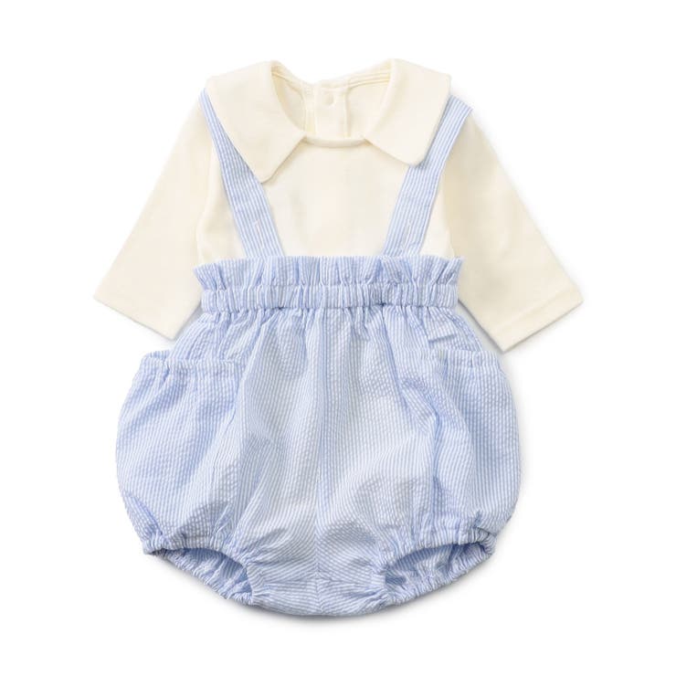 ブルー | ボディースーツ＆サロペットセット | F.O.Online Store