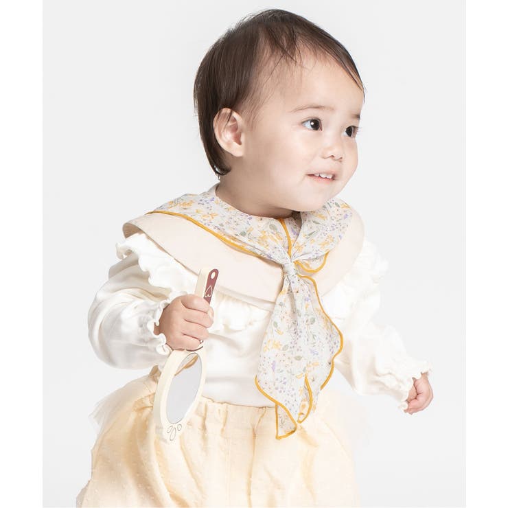 イエロー | 花柄シフォンスカーフスタイ | F.O.Online Store