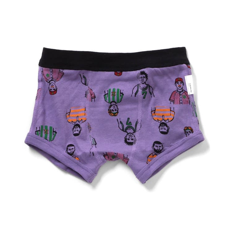 パープル | スポーツ選手柄 3Pボクサーパンツ | F.O.Online Store