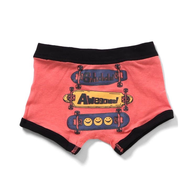 レッド | バックプリント 3Pボクサーパンツ A | F.O.Online Store