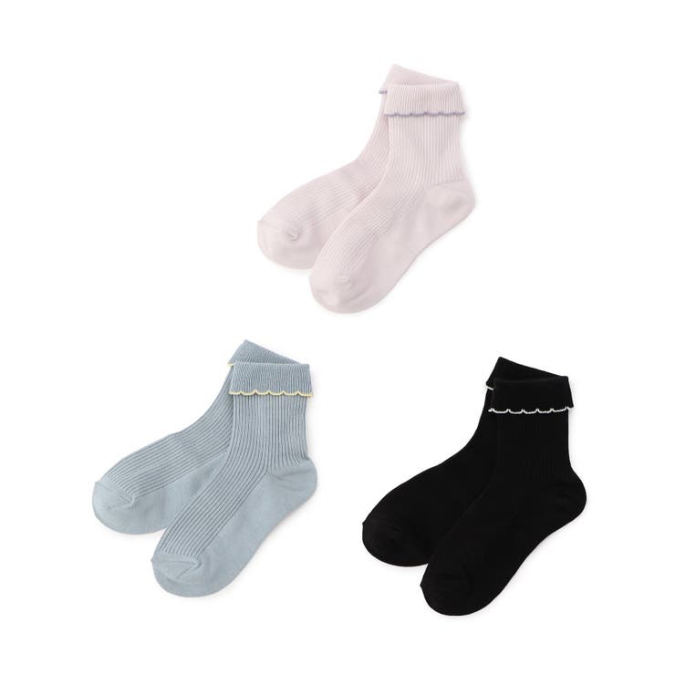 シンプルフリルソックスセット | F.O.Online Store | 詳細画像1 