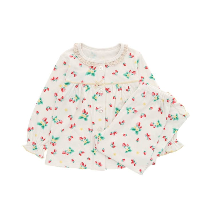 アイボリー | いちご柄接結パジャマ | F.O.Online Store