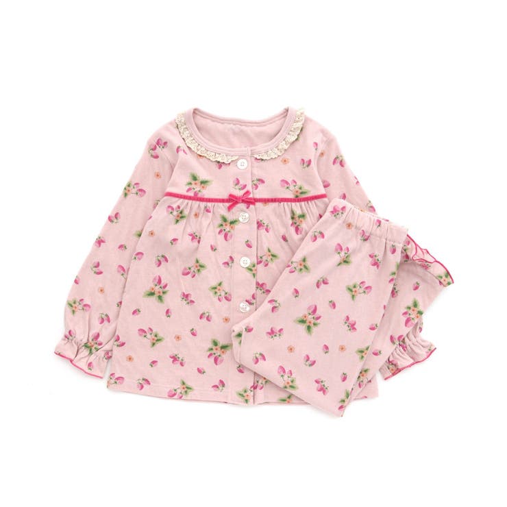 ピンク | いちご柄接結パジャマ | F.O.Online Store