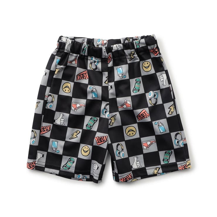 サラッと履ける総柄メッシュハーフパンツ  5分丈 | F.O.Online Store | 詳細画像1 