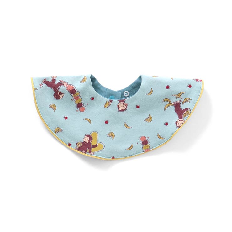 スタイ☆☆リバーシブル おさるさん スタイリバーシブル おさるさん おさるのジョージ スタイ/ロンパス