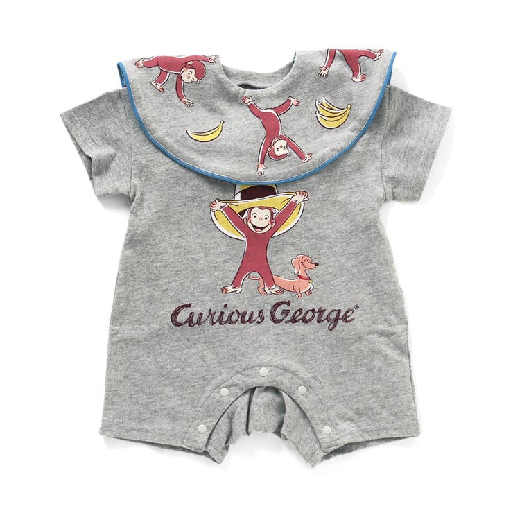 おさるのジョージ スタイ/ロンパスセット[品番：FOKK0014934]｜F.O.