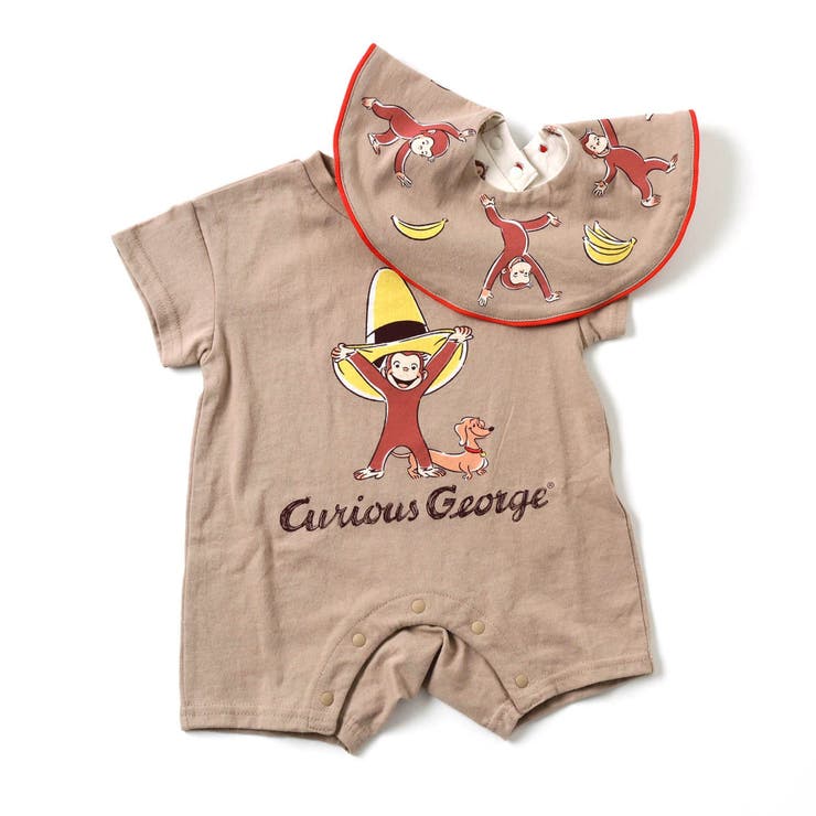 おさるのジョージ スタイ/ロンパスセット[品番：FOKK0014934]｜F.O.