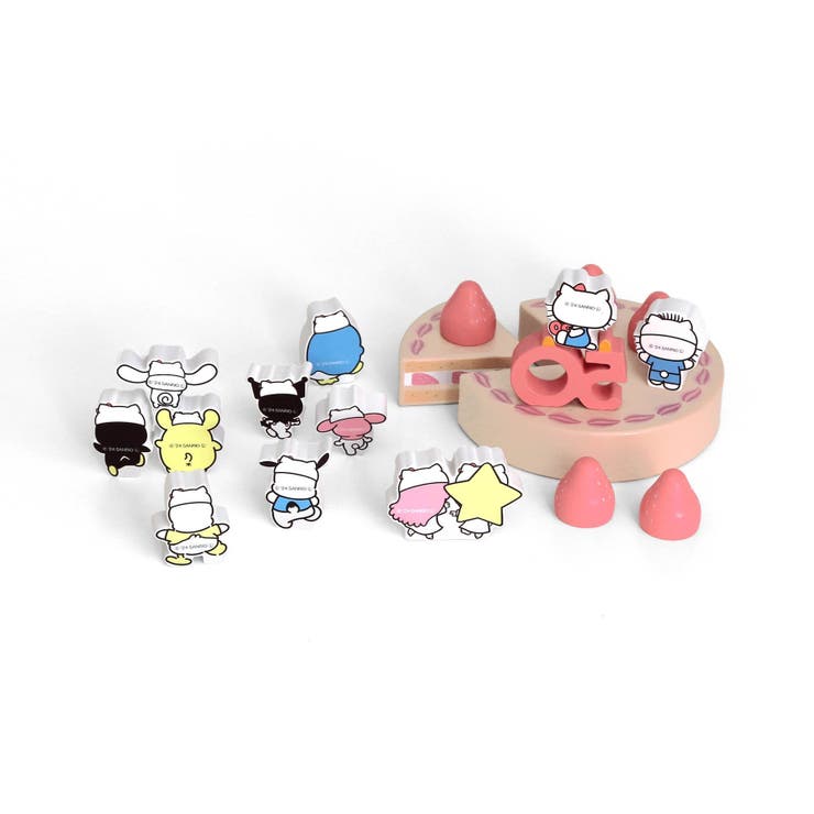 ハローキティ 50周年記念 バースデーケーキ積み木セット | F.O.Online Store | 詳細画像3 