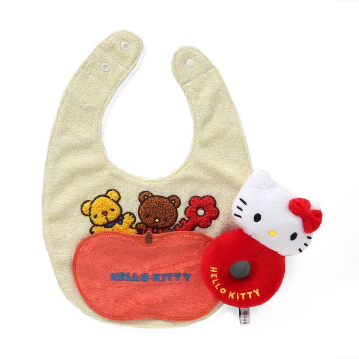 ハローキティ 50周年記念 ラトル＆スタイセット[品番