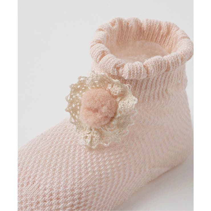 お花レースメッシュベビーソックス | F.O.Online Store | 詳細画像5 